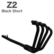 ショート管 Z2 マフラー ブラック 機会曲げタイプ 60パイ バイク