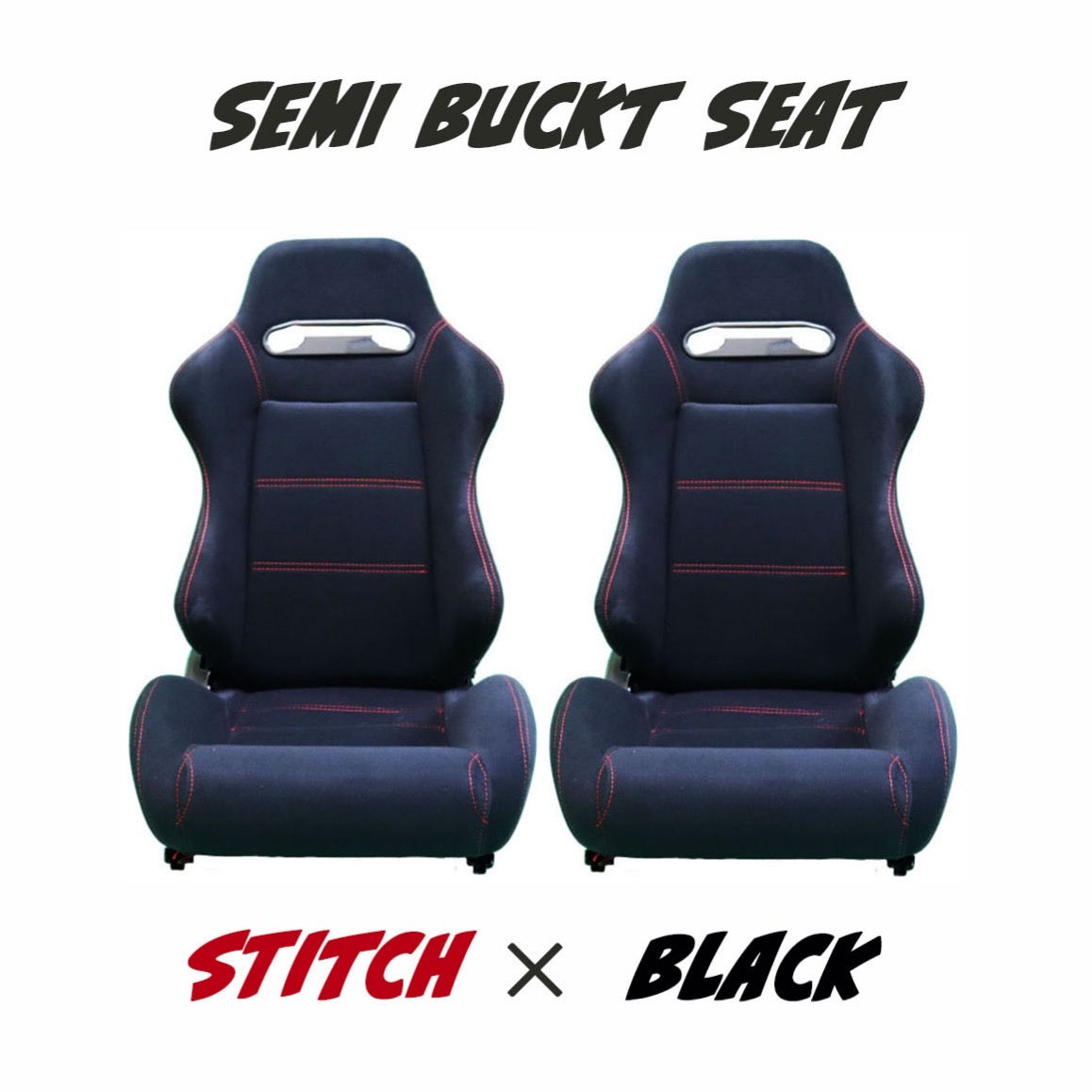 セミバケットシート SRS PVC (右) シートレールセット サニー2WD・4WD B15,NB15用 セミバケットシート SRS PVC (右) シートレールセット モコ MG33S 用